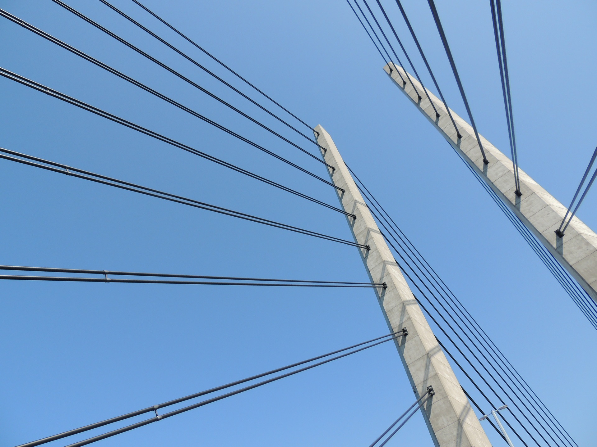 Cable-stayed bridge infrastructure